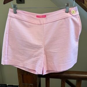 Lilly Pulitzer Pink Alessi Stretch Short - Size 8